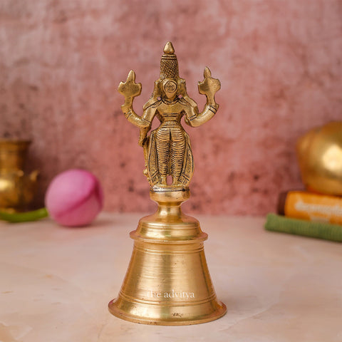 Sankh Bells,Vedic Bell,Temple Bell,Spirtual Bell,Shanti Bell,Satsang Bell,Lord Vishnu Standing On Ringing Bell