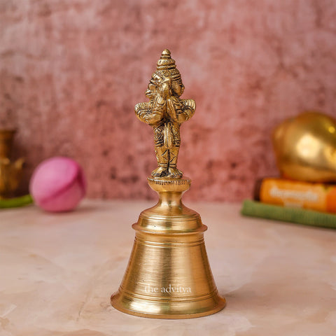 Sankh Bells,Vedic Bell,Temple Bell,Spirtual Bell,Shanti Bell,Satsang Bell,Brass Hanuman Garud Bell