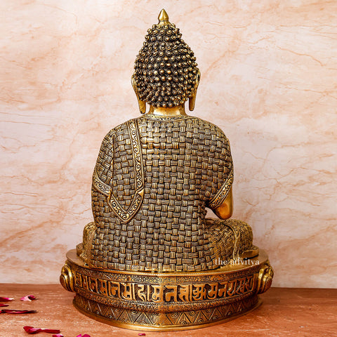 Brass Blessing SuperFine Buddha Statue Large