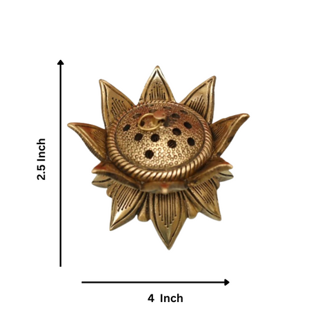 Brass Lotus Loban/Dhoop Dani