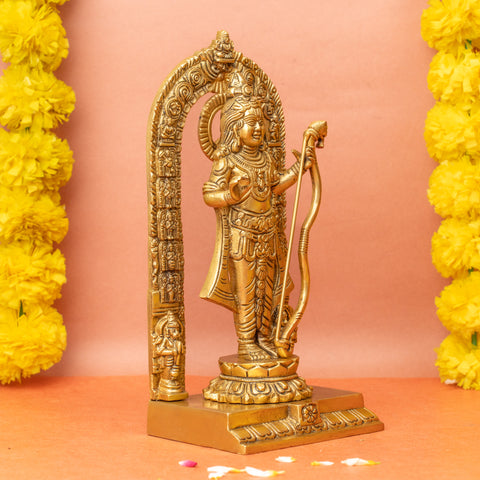 Brass Big Ram Lalla Statue