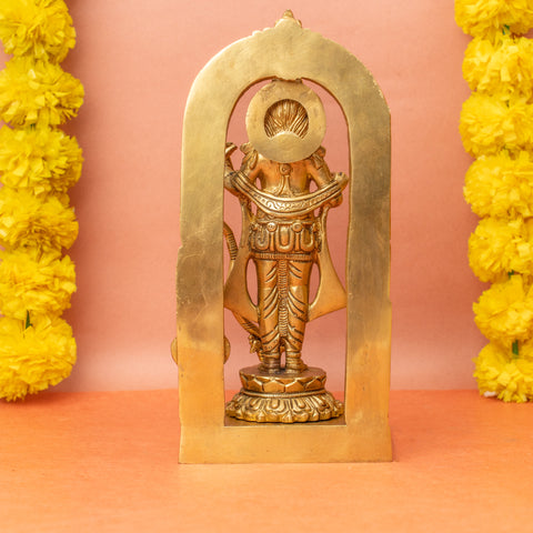 Brass Big Ram Lalla Statue