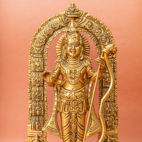 Brass Big Ram Lalla Statue