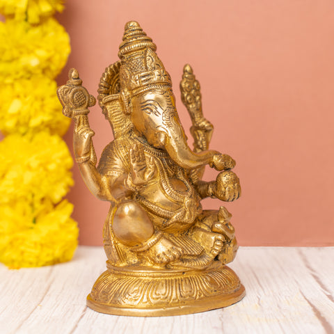 Lord Ganpati Brass Statue