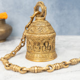Brass  Laxmi Wall Hanging  Bell