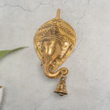 The Advitya Lord Ganesha on Leaf With Bell