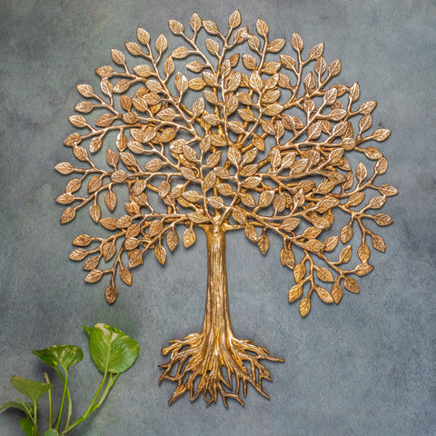 Brass Kalpvriksha tree Wall Hanging