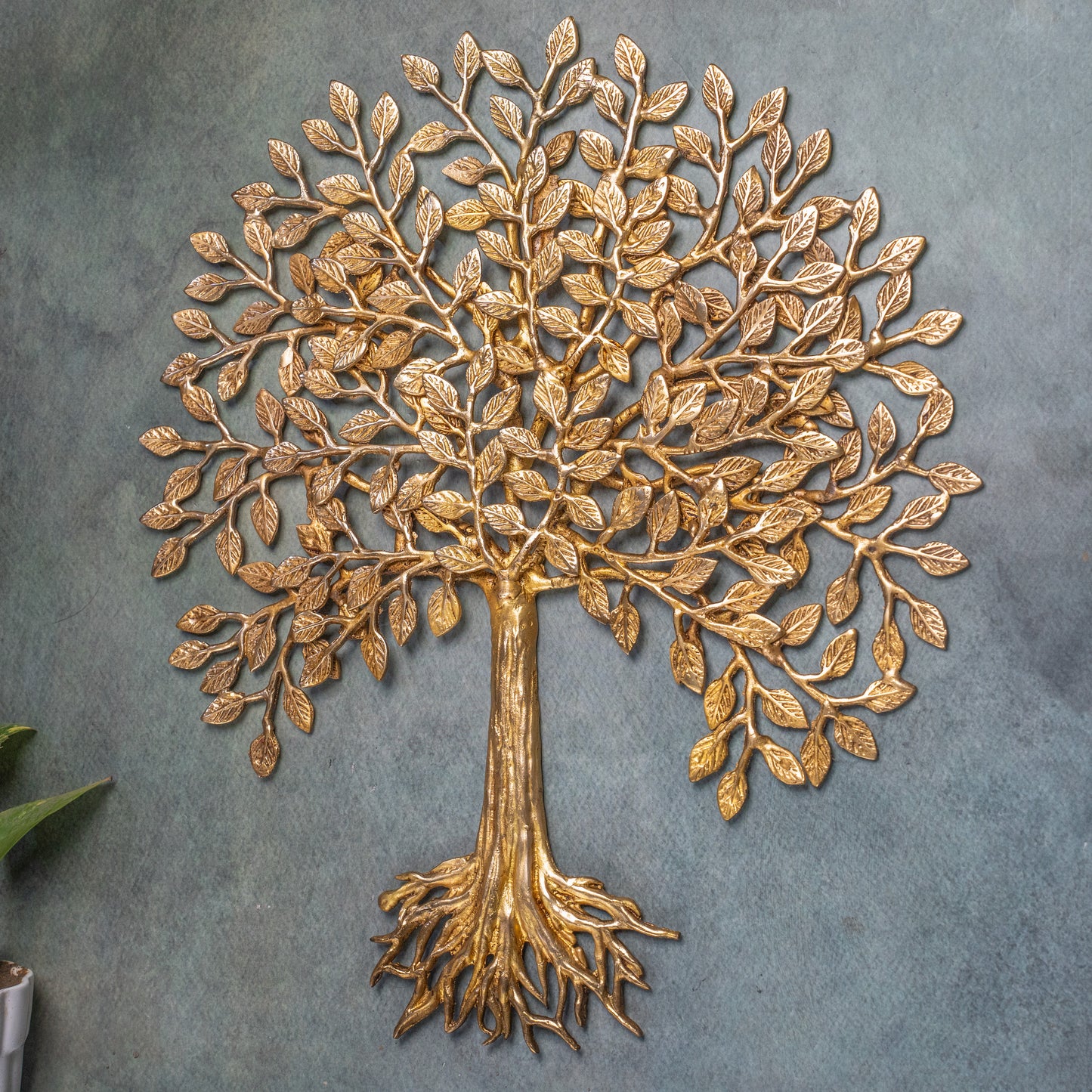 Brass Kalpvriksha tree Wall Hanging
