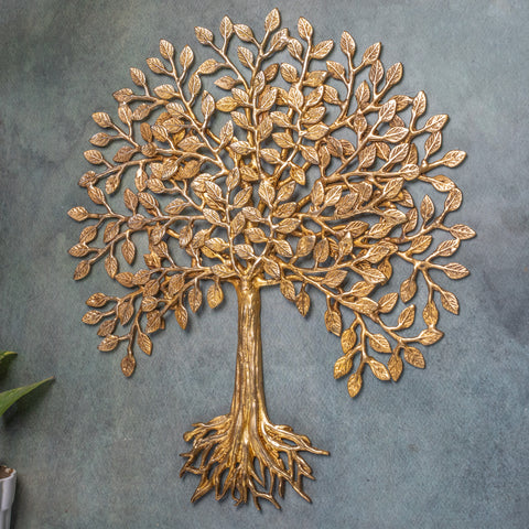 Brass Kalpvriksha tree Wall Hanging