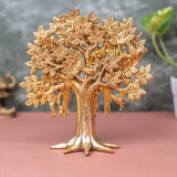 Kalpavriksha Brass Tree with Two Birds on Branch