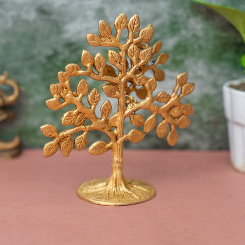 The Spiritual Living Small Kalpavriksha Tree of Life in Brass