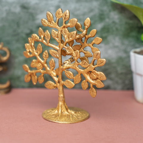 The Spiritual Living Small Kalpavriksha Tree of Life in Brass