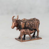 Copper Cow With Calf statue