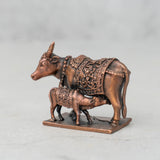 Copper Cow With Calf statue