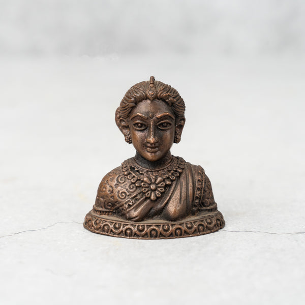 Copper Lady Statue Miniature