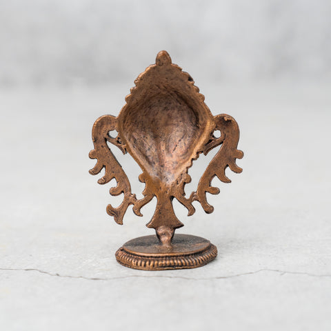 Copper Shankh Idol Miniature