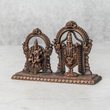 Copper Tirupati Balaji Laxmi Venkateshwara Statue