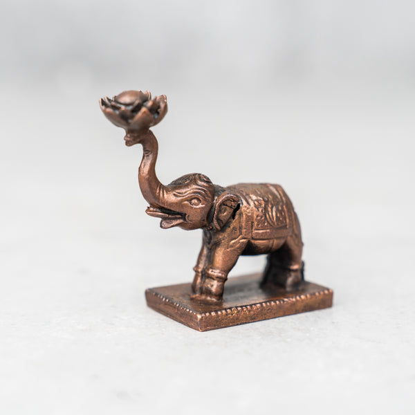 Copper Elephant Idol