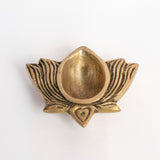 Brass Lotus Diya Set of 4 Hamper | 0.5 inch