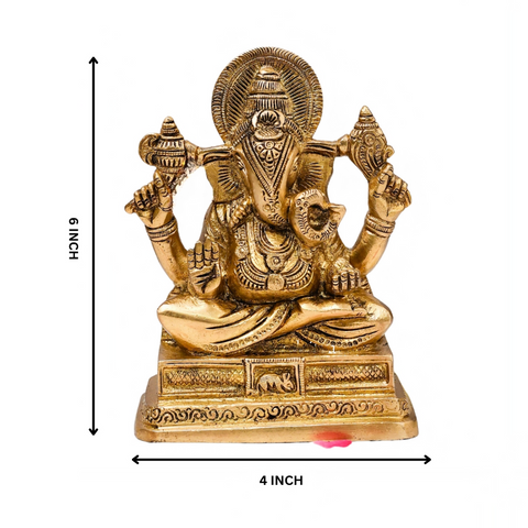 Svarup Brass Ganesha Idol