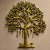 Bodhi Brass Tree (Kalpavriksha) with Birds