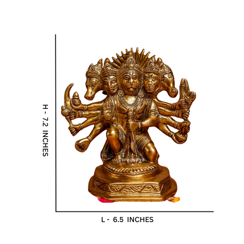 VeerHanumanta,Vayu Putra,Pawan Suta,Bajrangbali,Marutinandan,Brass Panchmukhi Hanuman