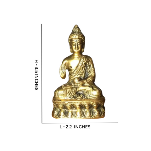 Tathagatah,Siddhartha Gautama,Supreme Buddha,Gautam Buddha,Buddha Sitting Brass Statue