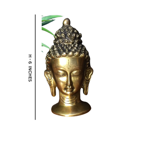 Tathagatah,Siddhartha Gautama,Supreme Buddha,Gautam Buddha,Brass Buddha Head