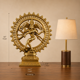 Handcrafted Brass Nataraja Statue for Home Décor | 18 Inch