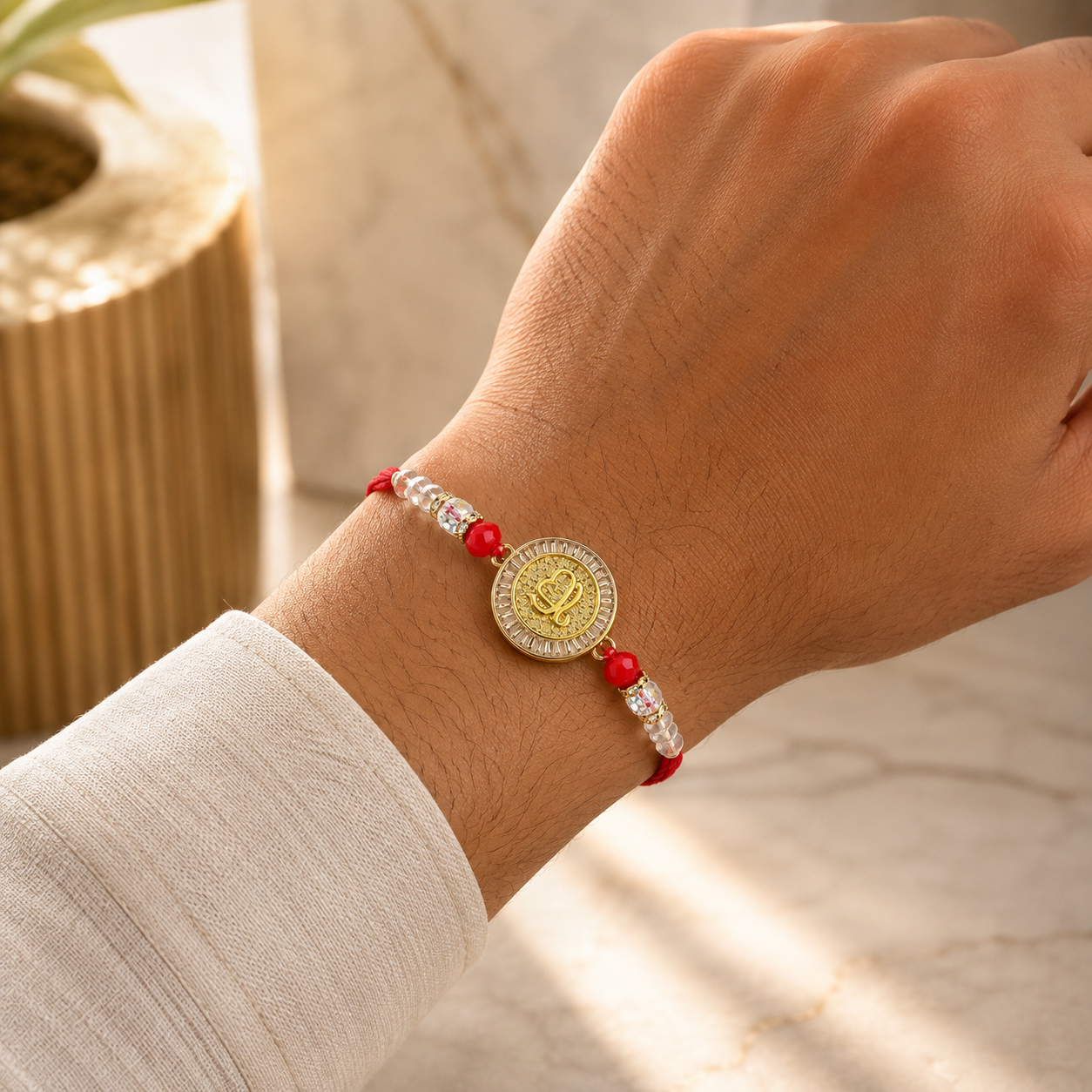 Premium Ik Onkar Rakhi for Brother with Roli Chawal