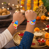 Kids Rocket Rakhi Roli Chawal (Pack of 2)