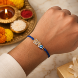Bro Charm Evil Eye Thread Rakhi (Roli+Chawal)
