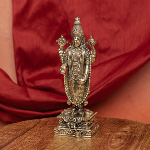 Super fine Brass Lord Tirupati Balaji Idol
