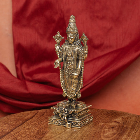 Super fine Brass Lord Tirupati Balaji Idol