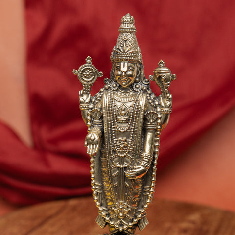 Super fine Brass Lord Tirupati Balaji Idol