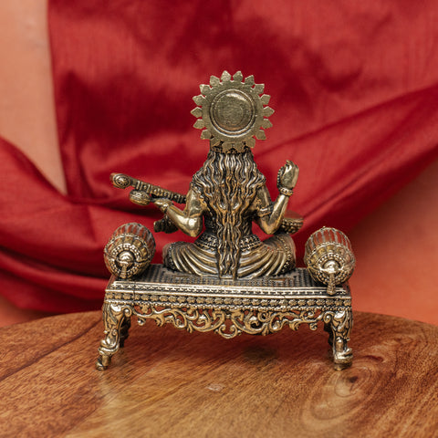 Superfine Brass Saraswati Statue