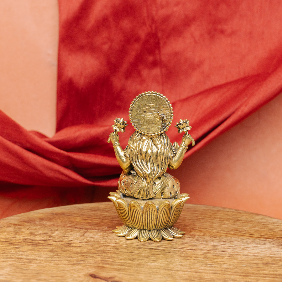 Superfine Brass Laxmi Idol – Symbol of Wealth & Prosperity