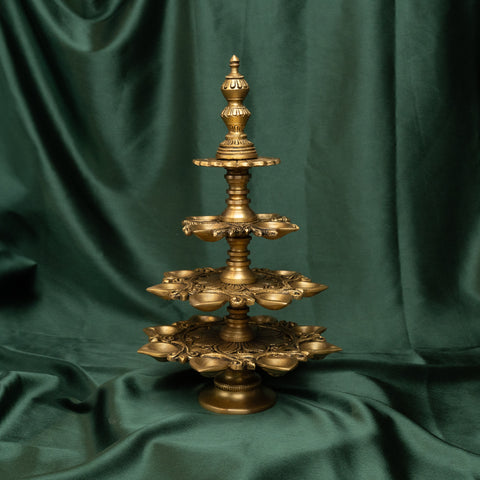 Brass Annam Vilakku Lamp/Diya for Pooja Rituals