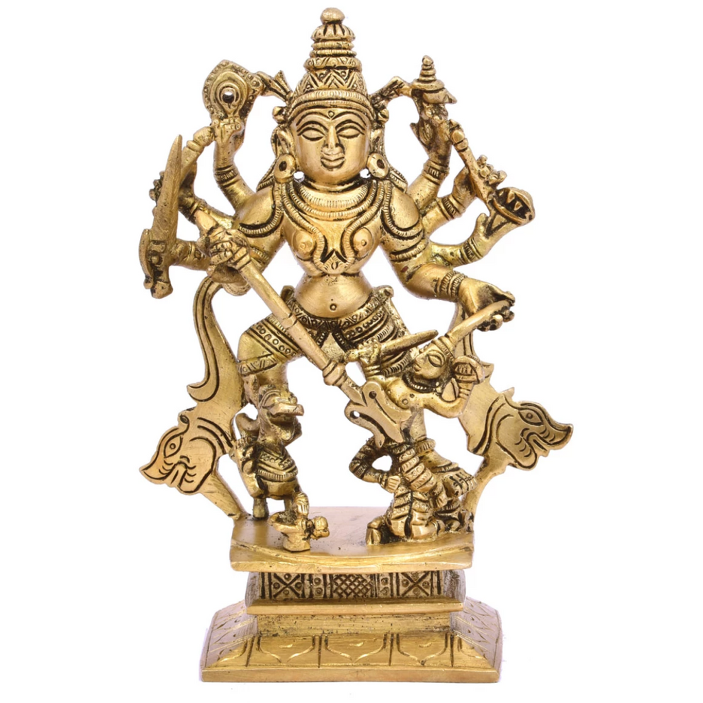 Nava Durgaa,Mahadevi,Katyayani,Mahadevi,Durga ma,Ambika,Chandi,Maa Durga Standing Statue 