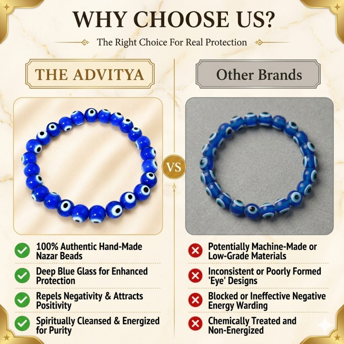 Evil Eye Bracelet for Protection from Nazar
