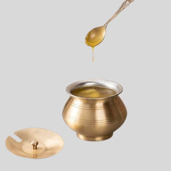 Brass With Tin Coated Ghee Pot