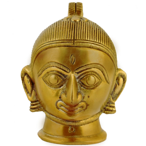 Brass Gauri Head Statue