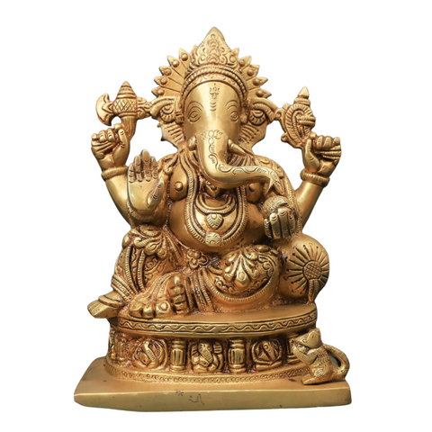 Astha Vinayaka Ganesha Brass Statue