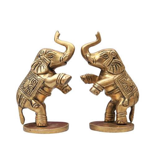 Elephant Jumping Pair For Decor