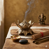 Brass Lotus Loban/Dhoop Dani