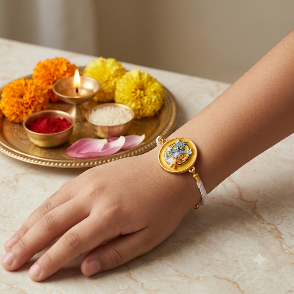 Spinner kids Rakhi Pack of 3 with Roli chawal