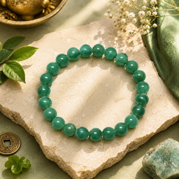 Green Aventurine Bracelet for Health, Career and Job