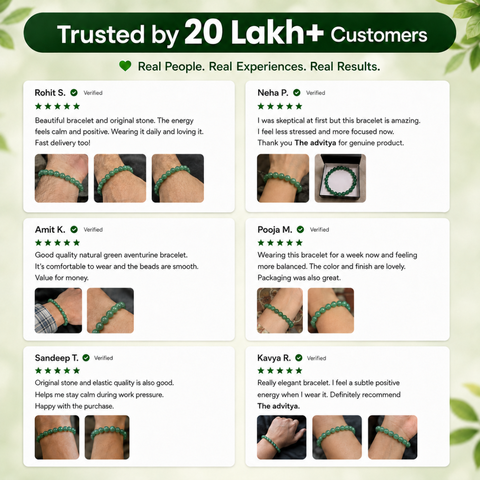 Green Aventurine Bracelet for Health, Career and Job
