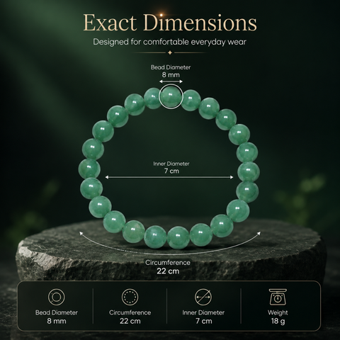 Green Aventurine Bracelet for Health, Career and Job