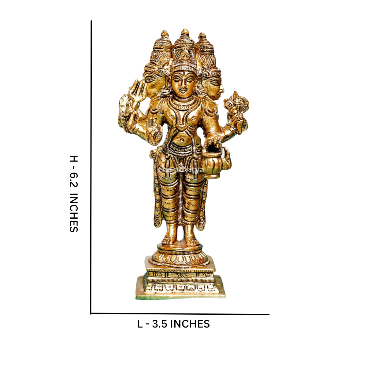 Vaikuntha,Prajapatii,Pitamaha,Jagannatha,THREE FACE STANDING BRAHMA